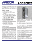 N-Tron 1003GX2 User's Manual