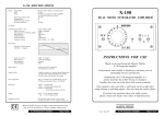 Musical Fidelity X-150 User's Manual