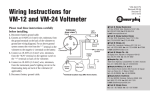 Murphy Voltmeter VM-24 User's Manual