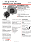 Murphy Level Swichgage Instrument OPLHACS User's Manual
