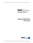 Multitech MULTIFRAD 3100 User's Manual
