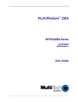 Multi-Tech Systems MT9234ZBA-V User's Manual