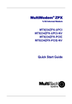 Multi-Tech Systems Modem MT9234ZPX-UPCI User's Manual