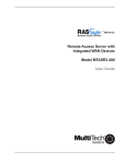 Multi-Tech Systems MTASR3-200 User's Manual