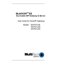 Multi-Tech Systems MVP210-SS User's Manual