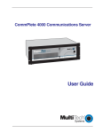 Multi-Tech Systems Hub User's Manual