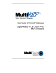 Multi-Tech Systems E1 User's Manual