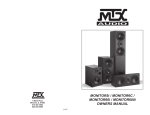 MTX Audio MONITOR5i User's Manual