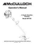 MTD MT705 User's Manual