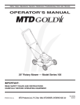 MTD 100 Series User's Manual