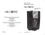 Mr. Coffee BVMC-ZH1B User's Manual