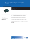 MPI Technologies LAN Brick Eth 10 User's Manual