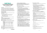 Moxa Technologies CP-118U User's Manual
