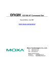 Moxa Technologies moxa G2150I User's Manual