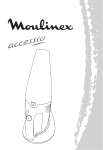 Moulinex HAND-HELD VACCUUM CLEANER User's Manual