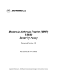 Motorola S2500 User's Manual