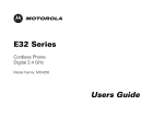 Motorola E34 User's Manual