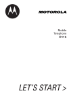 Motorola C115 User's Manual