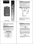 Motorola BRAVO PLUS User's Manual