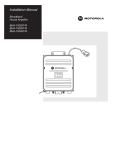 Motorola BHA-100S/P-R User's Manual
