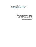 Motion Computing M1400 User's Manual