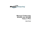 Motion Computing M1200 User's Manual