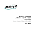 Motion Computing LE-Series Instruction Manual