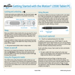 Motion Computing J3500 Getting Started Guide