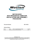 Motion Computing 002-15-0010 User's Manual