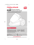 Morphy Richards VC71067 User's Manual