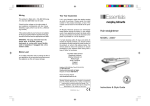 Morphy Richards 22037 User's Manual