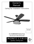 Monte Carlo Fan Company 5LNR52XXD Series User's Manual
