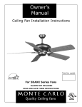 Monte Carlo Fan Company 5DAXX User's Manual