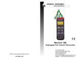 Monarch Thermometer 309 User's Manual