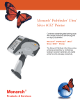 Monarch 6032 User's Manual