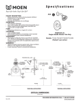 Moen T2524W User's Manual
