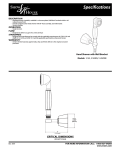 Moen S145BN User's Manual