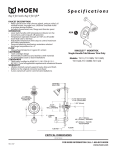 Moen KINGSLEY T3113 User's Manual