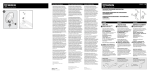 Moen 82001 User's Manual
