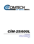 Mocomtech CiM-25/600L User's Manual