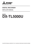 Mitsubishi Electronics DX-TL5000U User's Manual