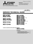 Mitsubishi Electronics Mitsubishi Digital Electronics Air Conditioner MS-AWA User's Manual