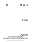 Mitsubishi Electronics M341i User's Manual