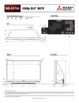 Mitsubishi Electronics DLP WD-57734 User's Manual