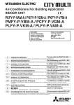 Mitsubishi Electronics CITY MULTI PKFY-PVAM-A User's Manual