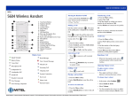 Mitel WIRELES HANDSET 5604 User's Manual
