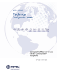 Mitel MCD 6.0 User's Manual