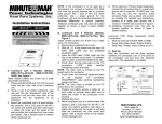 Minuteman UPS MMS-CAT5-LAN-RJ45 User's Manual