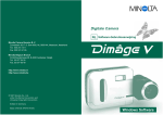 MINOLTA Dimage V Instruction and Maintenance Manual