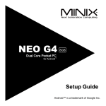 Minicom Advanced Systems NEO-G4-108A User's Manual